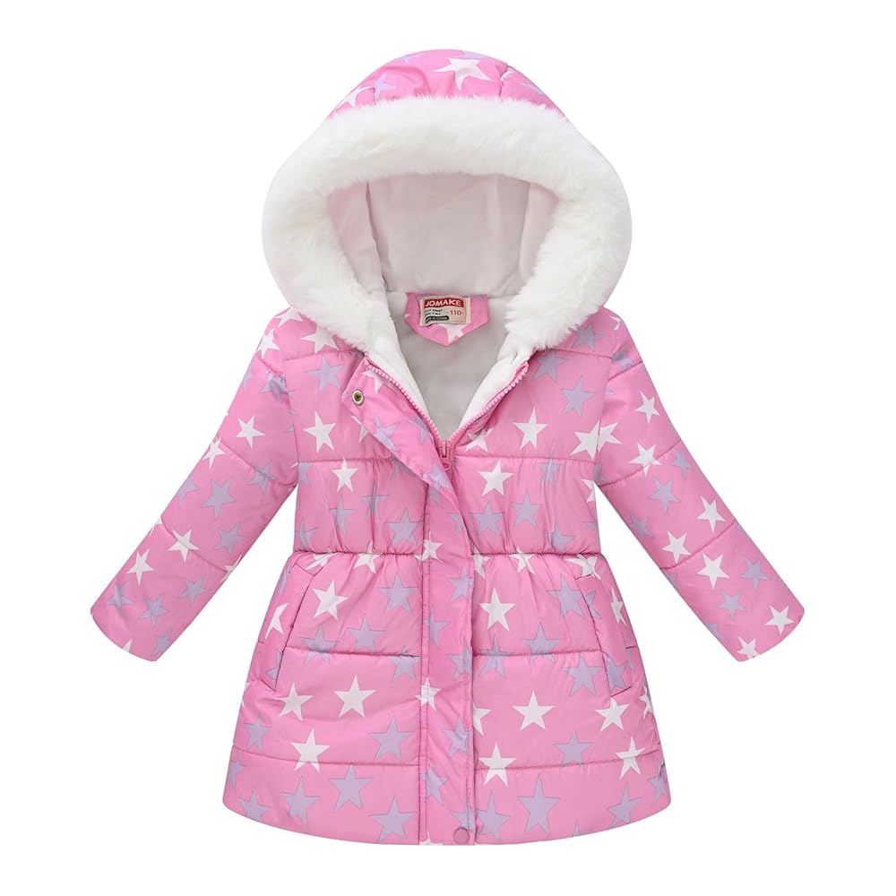 Katie HONG KONG GIRL china jacket ライトピンク Girls Zip-Front Hooded Mid Cinch Puffer | Puffer Jacket